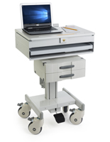 Height Adjustable Medical Cart for Healthcare Facilities