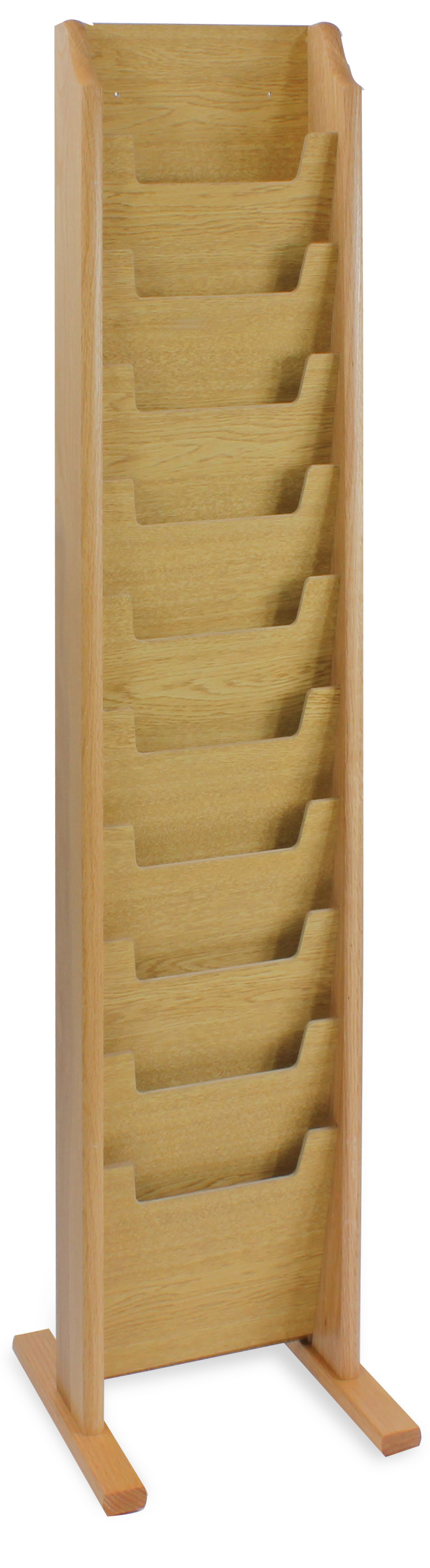 Waterfall Magazine Rack The Waterfall Designed Wood Magazine Holder is Floor Standing. This ...