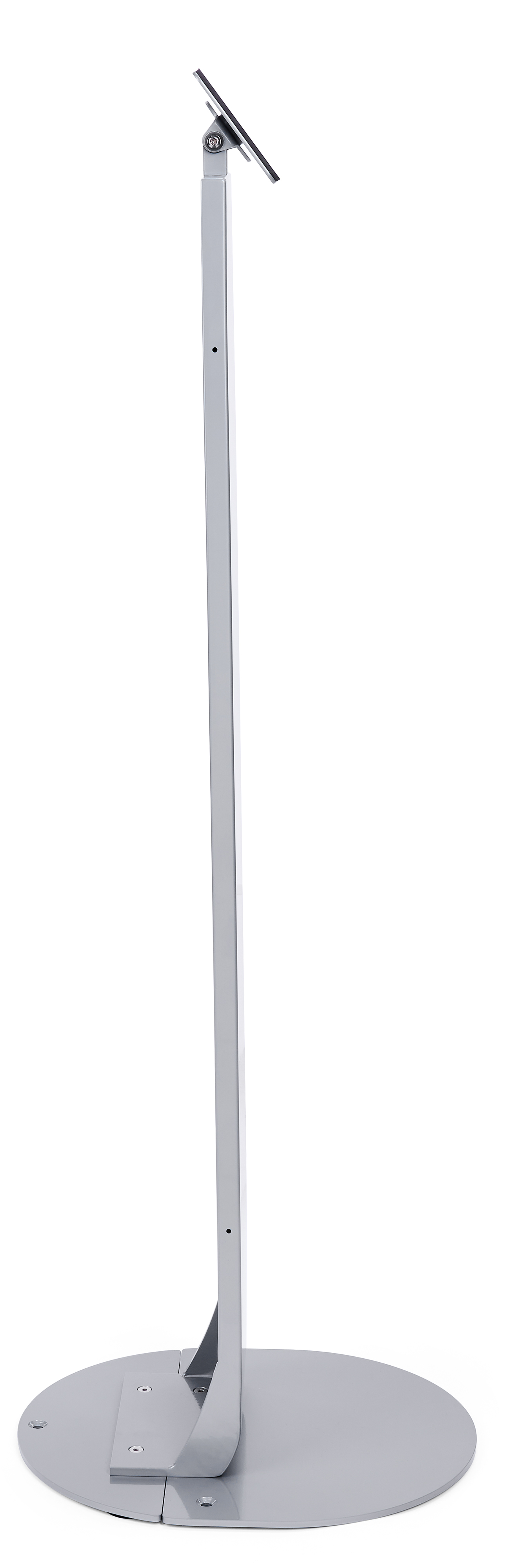 Magnetic Tablet Floor Stand w/ Cable Lock, Universal Compatibility – Black or Silver - Image 5