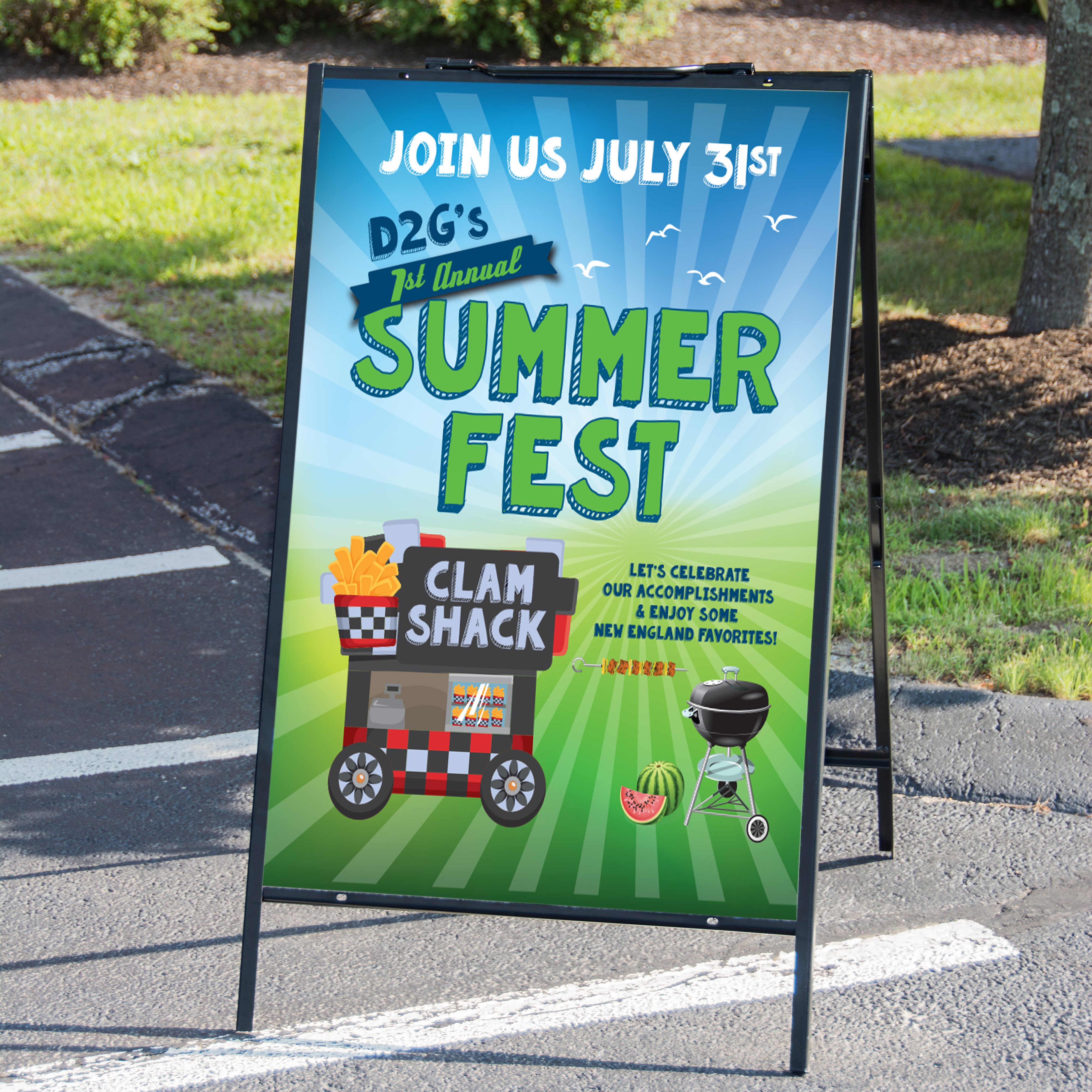 Field Sign Frame A-Frame Yard Signs | Election & Real Estate Frames | Displays2Go