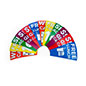 Vivid color custom prize wheel inserts for PWMINIBLK / PWMINIBLED  