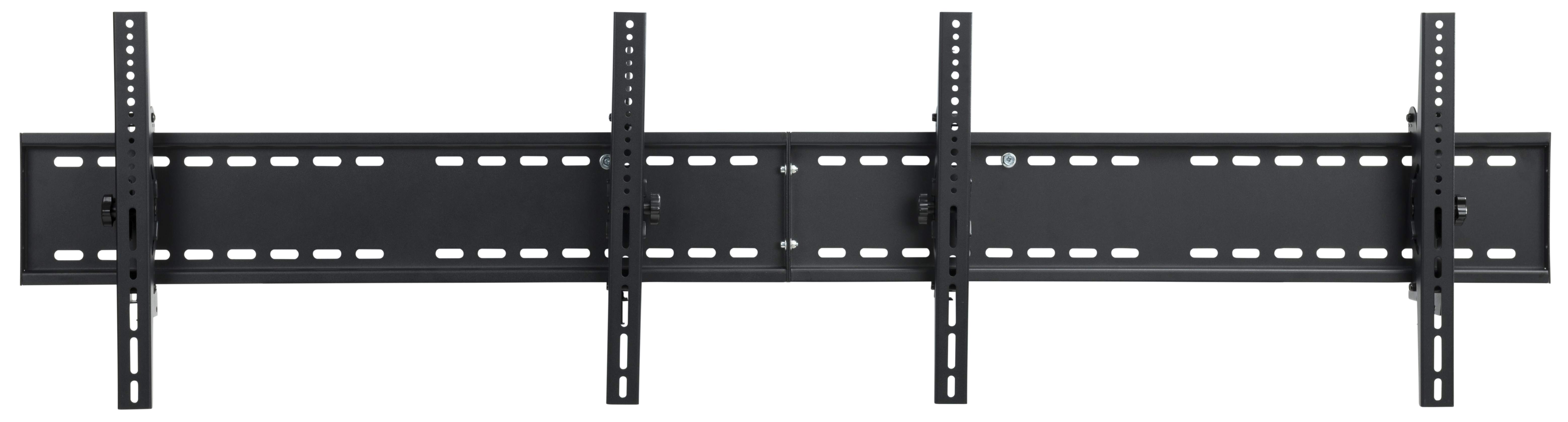 Video Wall Mount for (2) 30" - 60" TV Screens, Tilting Bracket - Black - Image 2