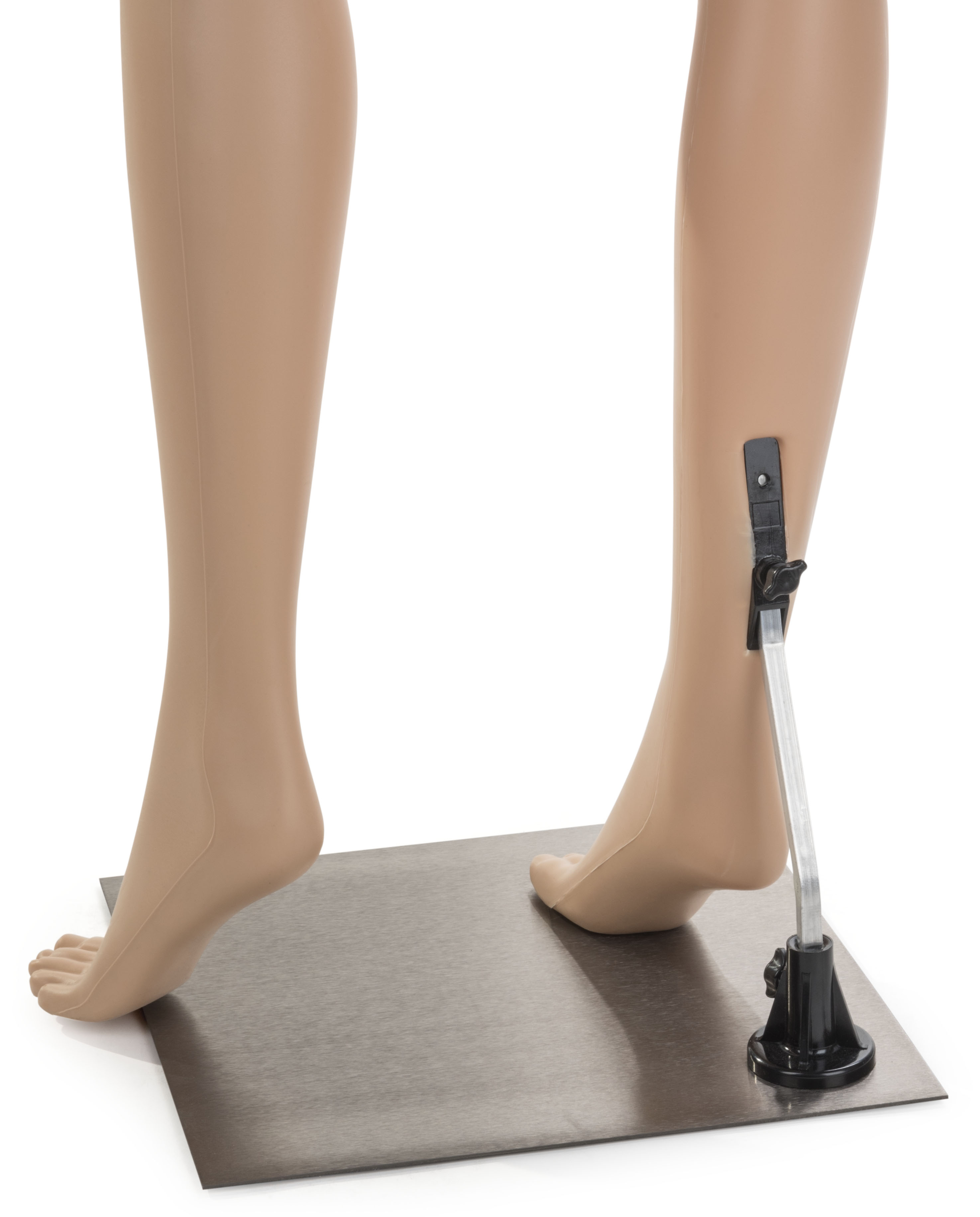 Female Mannequin Leg Form | Metal Base | Displays2Go