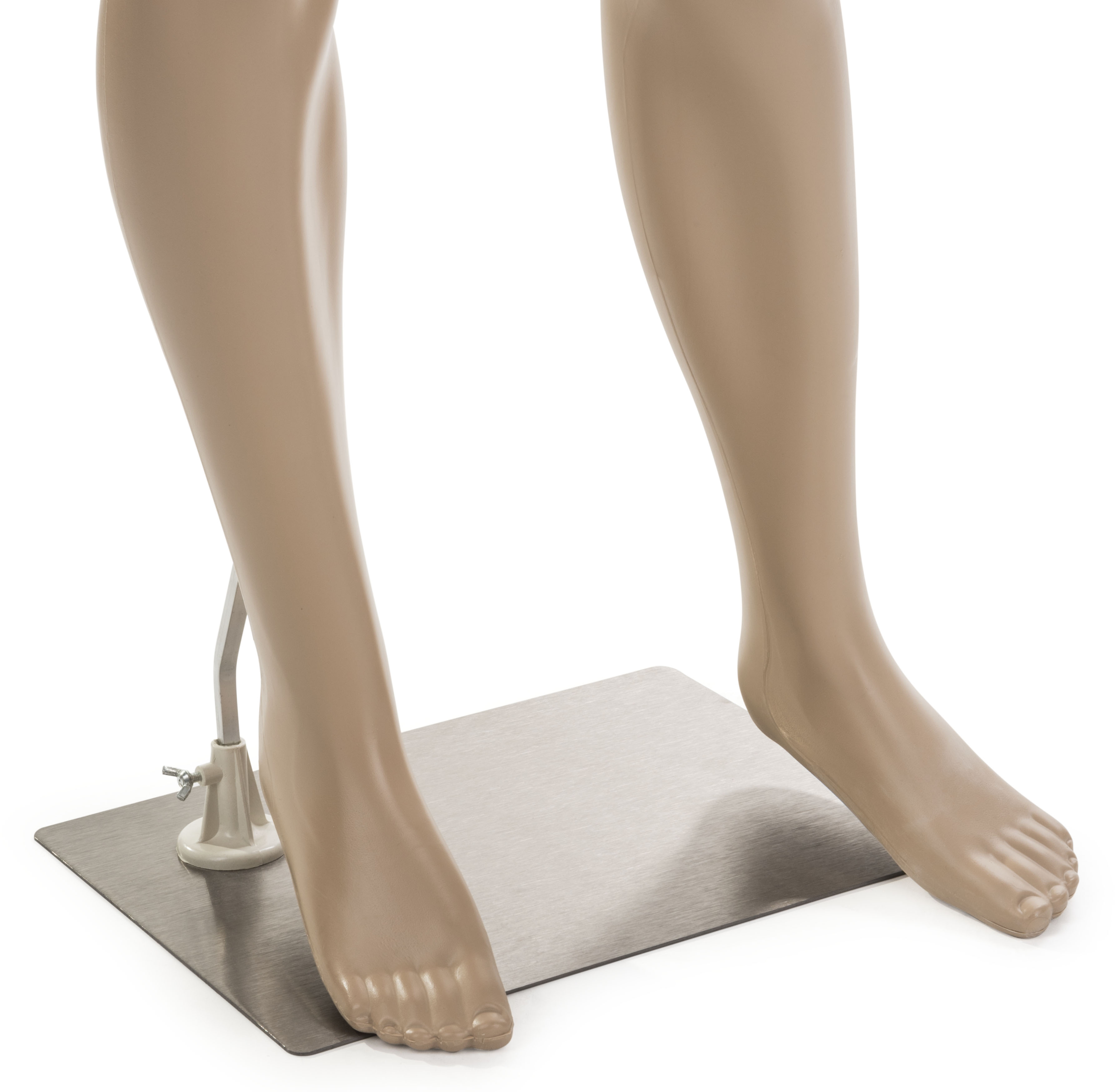 Male Mannequin Leg Form | Metal Base | Displays2Go