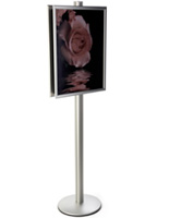 22x28 Sign Display Stand on 6'h Pole