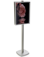 22x28 Sign Display Floor Stand on 6'h Pole