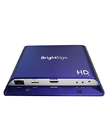 BrightSign 4K digital signage player with BrightBeacon 2-way Bluetooth communication between mobile devices & signage