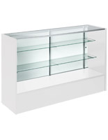 5’ White Display Case
