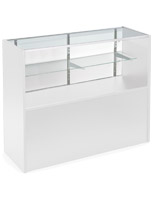 Solid White Display Case