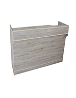 Cash register stand with ledge top