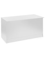 6’ Solid White Store Counter