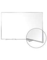 White Magnetic Dry Erase Board with Steel Backer