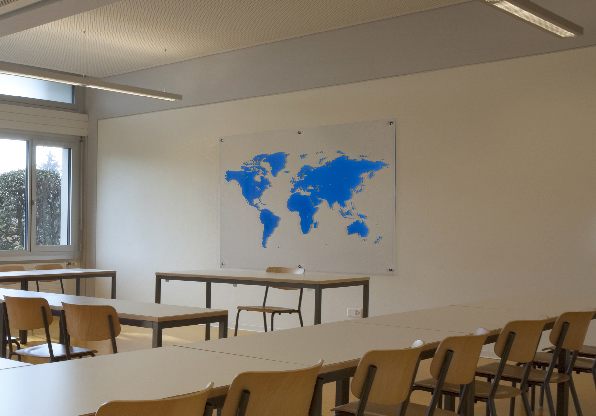 Write-On Board, Wall Mount, Dry Erase, Custom Printing, Acrylic - Multiple Sizes - Image 6
