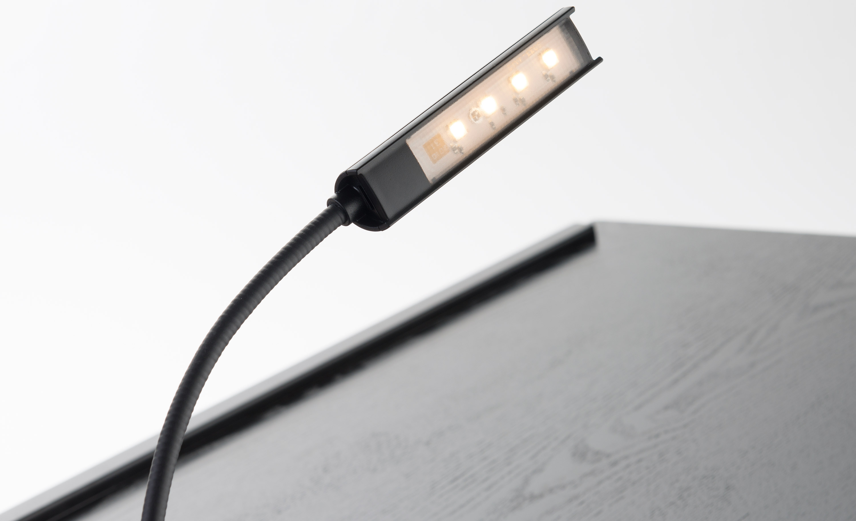 Clip-on Podium Light with 3-Level Dimmer Switch, LED Bulb, Flexible Gooseneck - Image 8