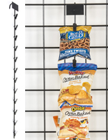 Candy Hats... Snacks Large Hanging Display Strip/Rack with 36 Clips for Chips 