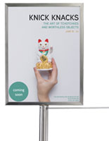 Museum stanchion signage & accessories