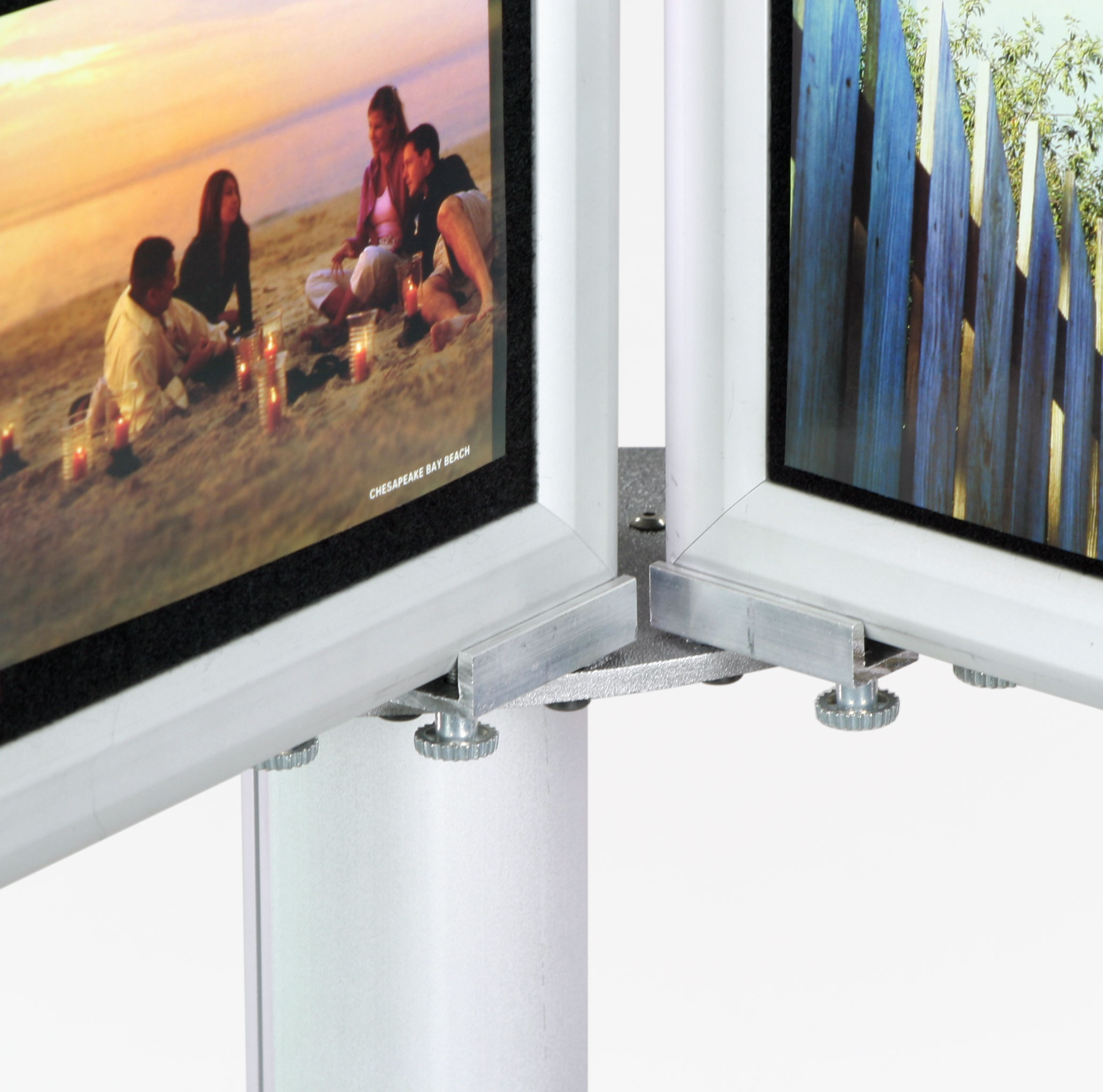 Multi-Panel Display Stand - (10) 24 x 36 Hook & Loop Panels | Displays2Go