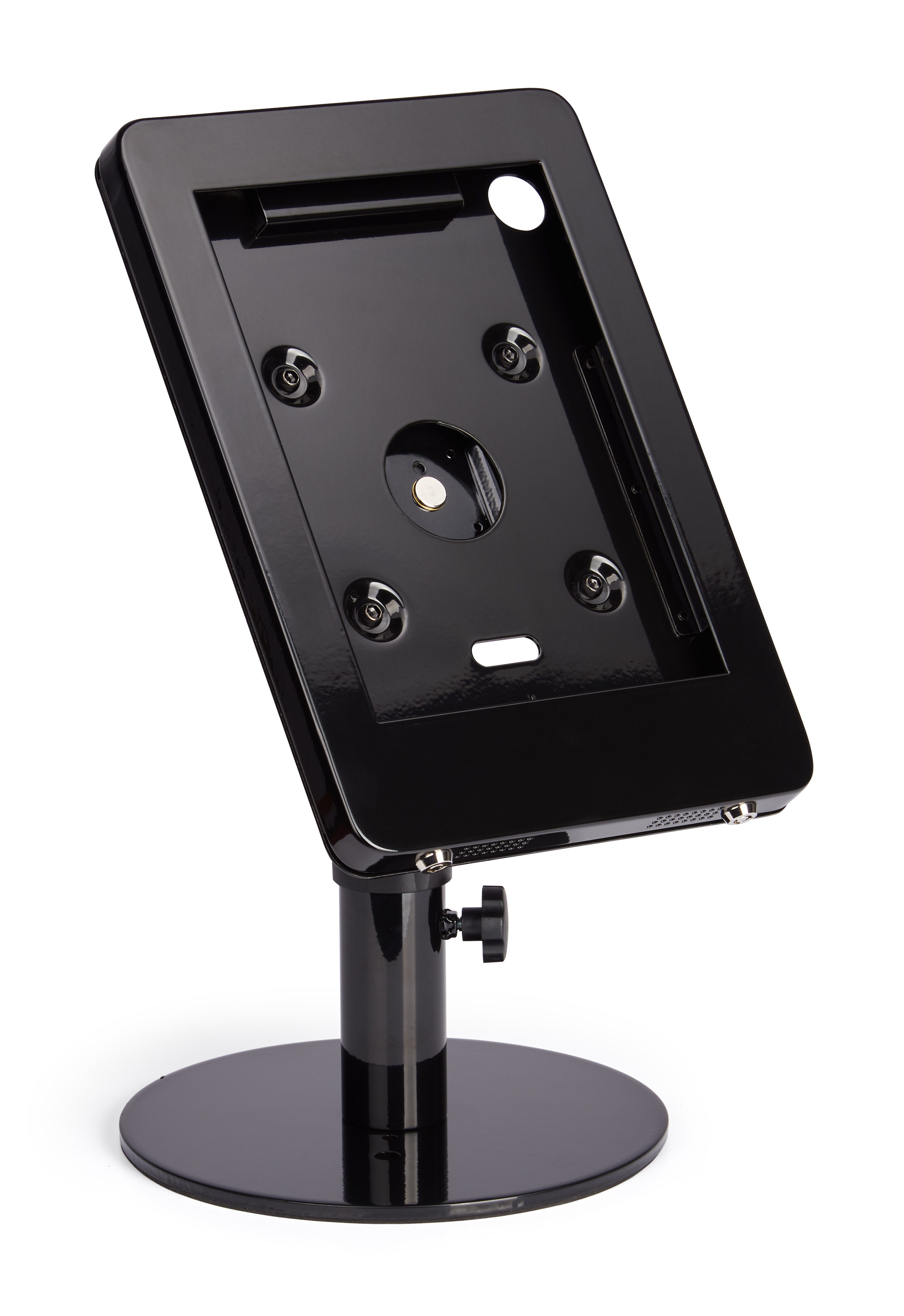 Navigator Series iPad Counter Stand, Hidden Home Button - Black or Silver - Image 4