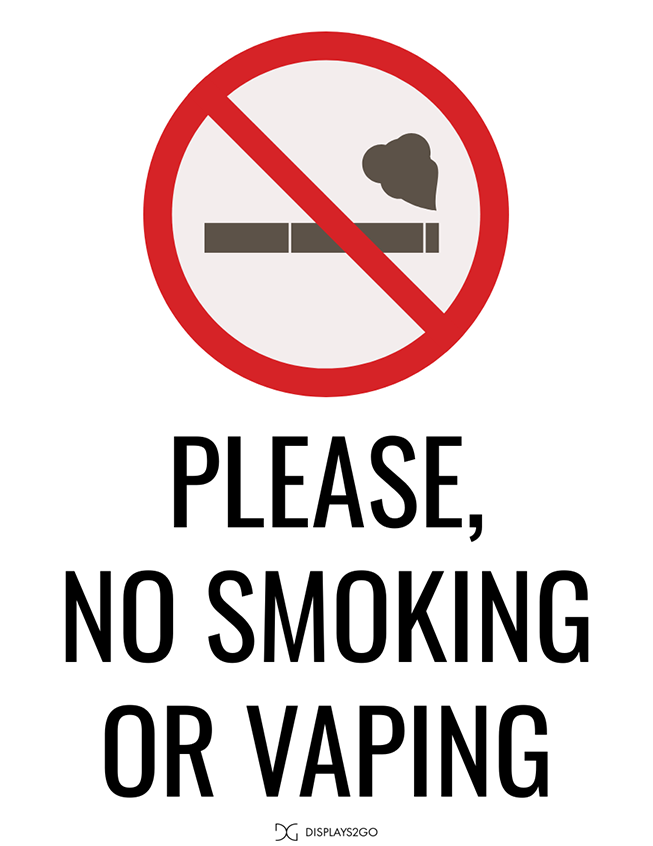 NO SMOKING printable sign