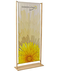Non-retracting banner stands