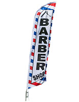 Feather Barber Shop Flag