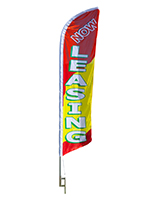 now leasing flags