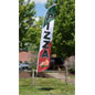 Pizza Flag with Ground Spike