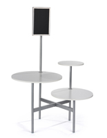 Modern Display Table with 3 Tiers
