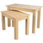 Nesting Tables, Rectangular, Set of 2, 45” Wide Large Table - Ash - Image 6