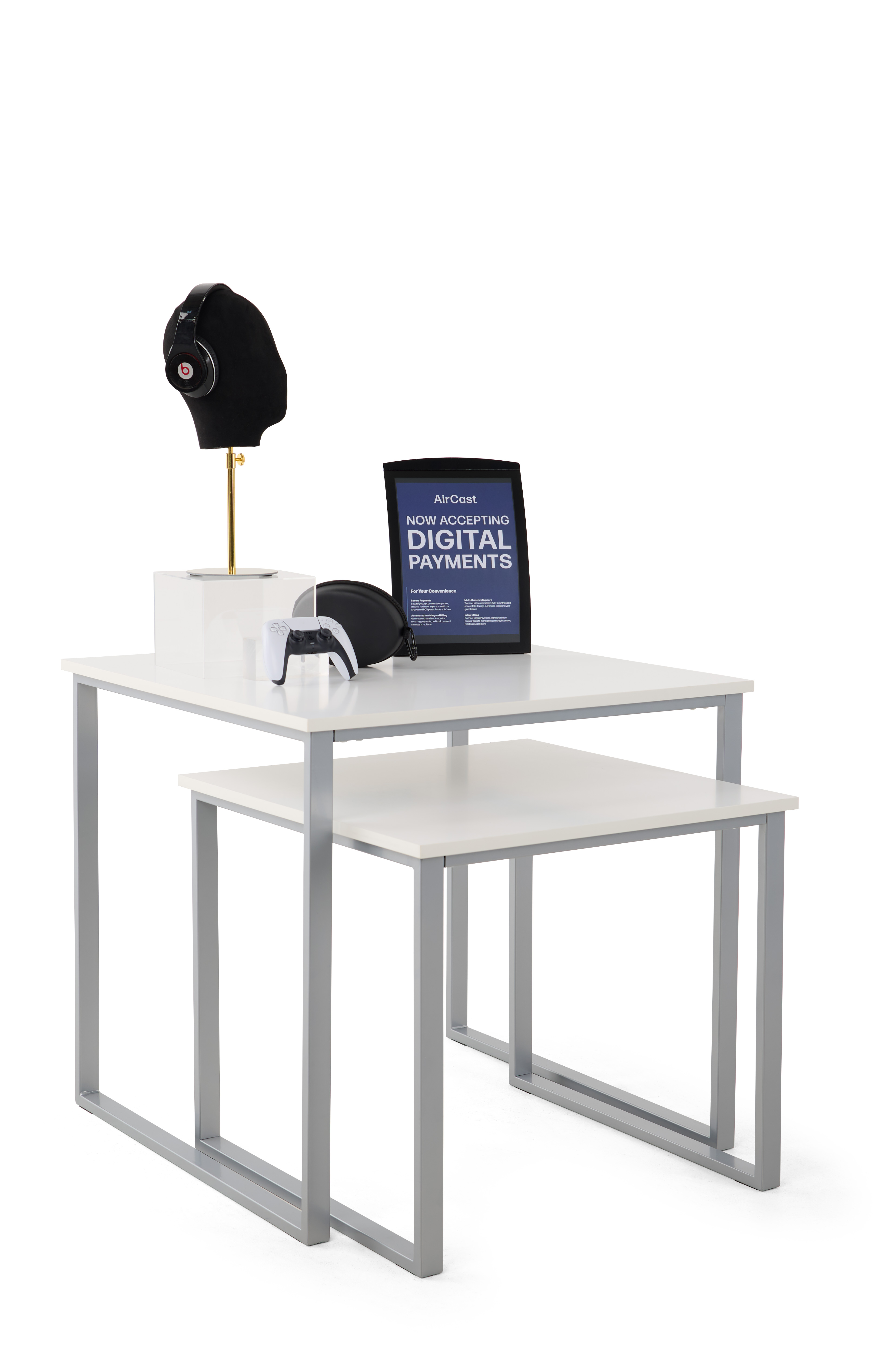 Retail Nesting Tables | Set of 2 Square Displays | Displays2Go