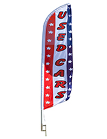 thumbnail image 2 of CarBowz 15ft Swooper Feather Flag Kit – Real Estate Leasing Now – With Ground Spike & Pole 2 of 6
