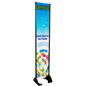 16" x 72" Black Permanent Banner Stand w/ Single Sided Graphic; For Outdoor or Indoor Marketing