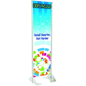 20” x 72” Gray Permanent Banner Stand with Single Sided Graphic