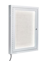 aluminum outdoor bulletin board cases with secure display area