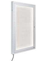 weather-resistant outdoor bulletin board cases for public displays