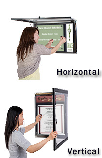 menu display case