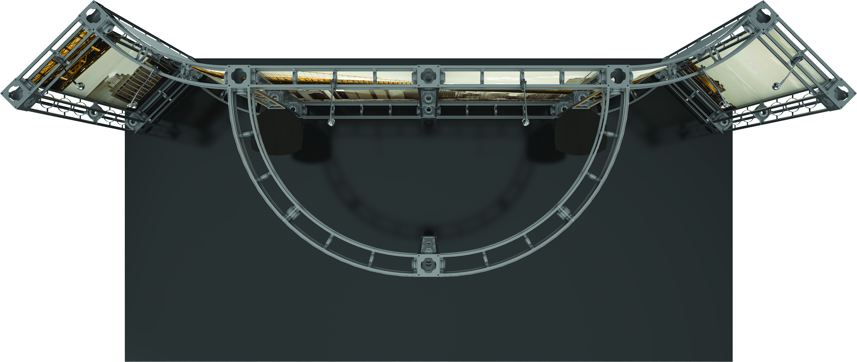 10x20 Trade Show Booth Kit w/ Backdrop and Spotlights, Orbus Orbital Express Antares - Image 4