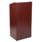 Mahogany collapsible podium for traveling speakers