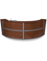 Curved Reception Desk for Offices