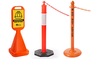 Traffic Cones and Outdoor Stanchions