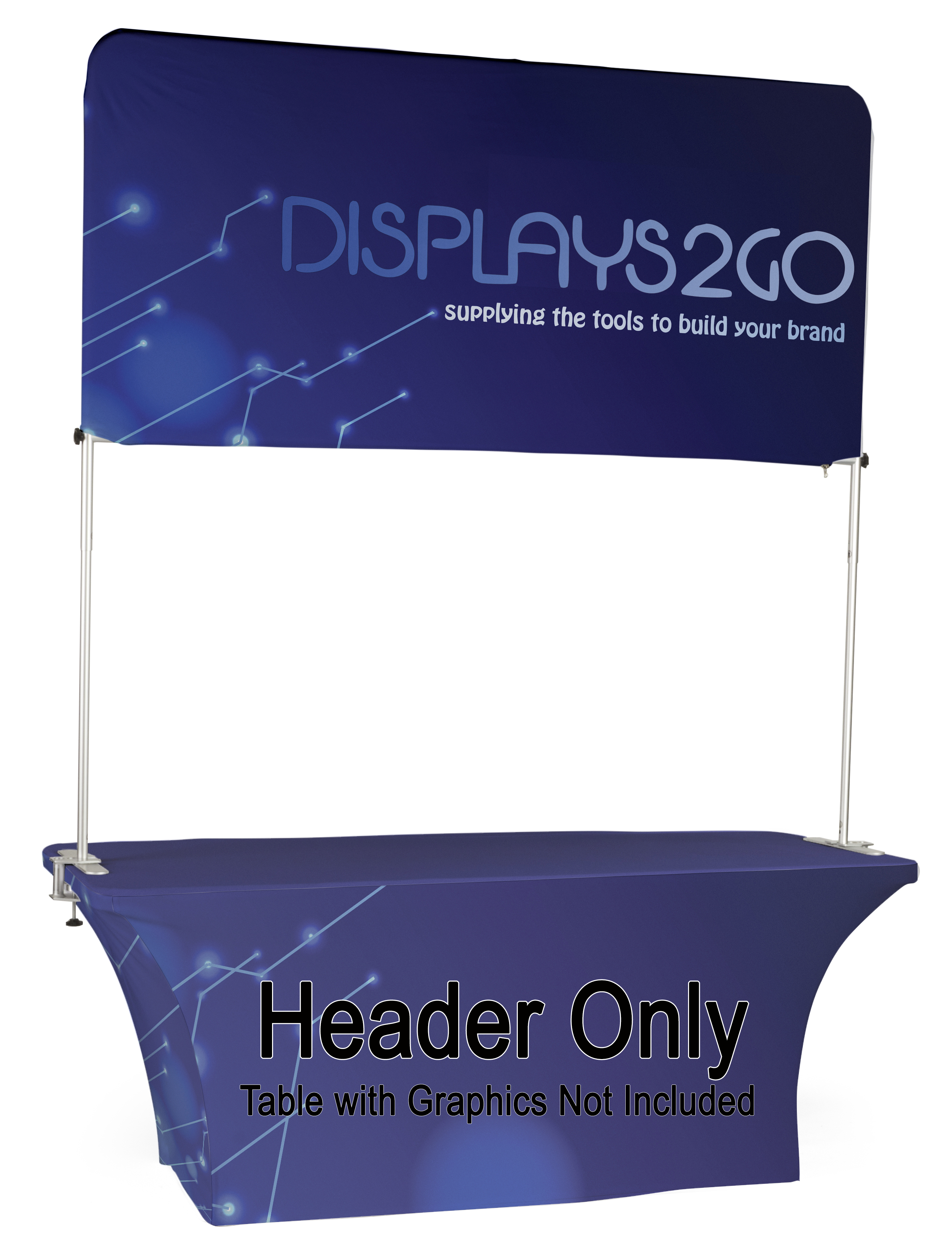 6' Table Header with Custom Printing - Double Sided - Image 3