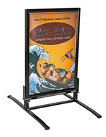 Springer Sidewalk Sign w/ Double Sided Snap Frame and Magnetic Lining