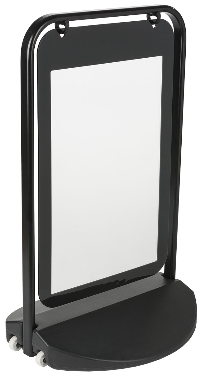 Swinging Pavement Sign | 2 Built-In Wheels | Displays2Go