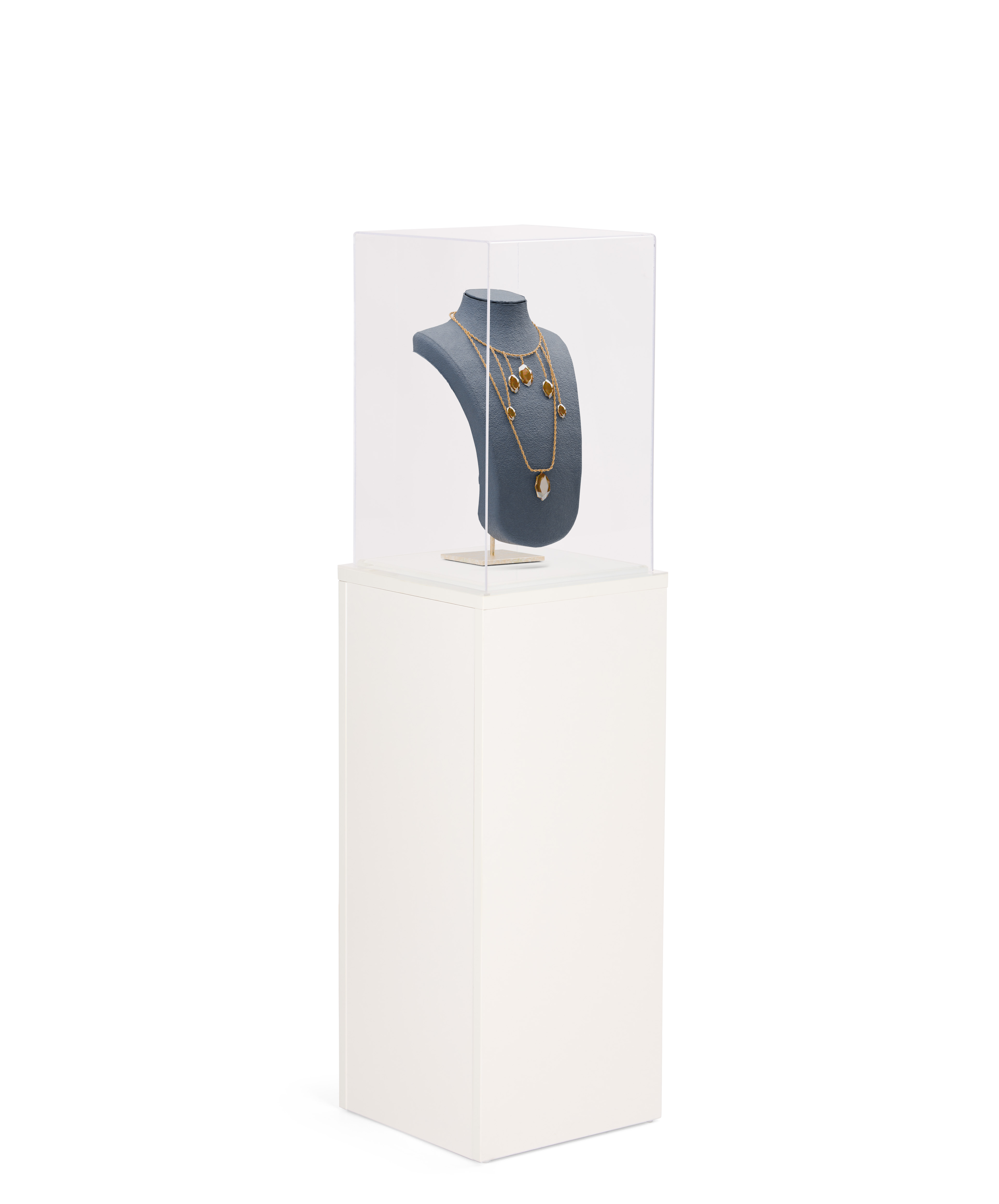 White Display Pedestal | 47