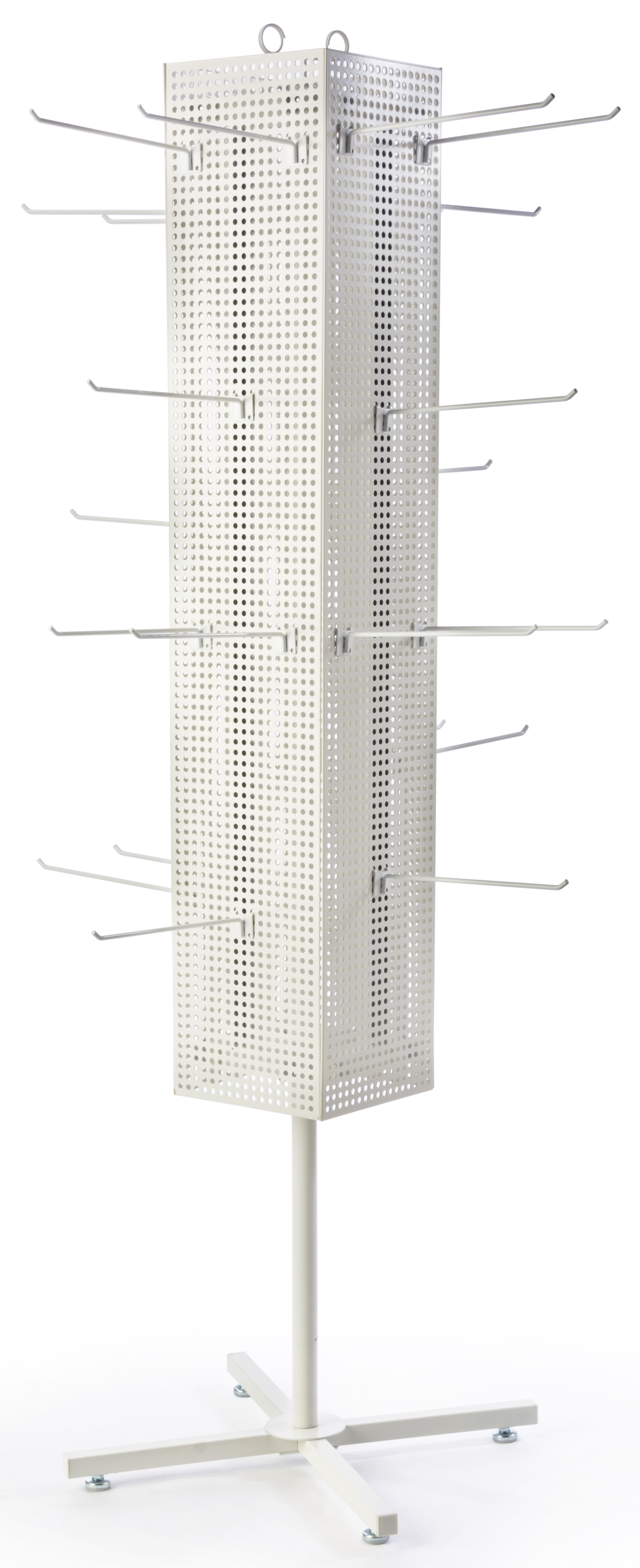6” Peg Hook for up to 1/8" Thick Metal Pegboard, 1" On Center, Metal - Chrome - Image 2