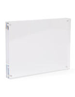 Magnetic acrylic frame with portrait and landscape orientation