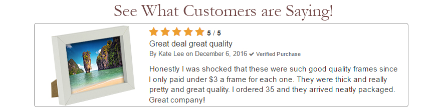5-Star review from happy customer