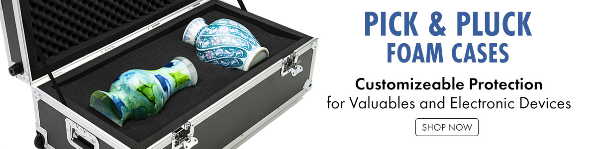 Pick and pluck travel cases can be customized to fit any object