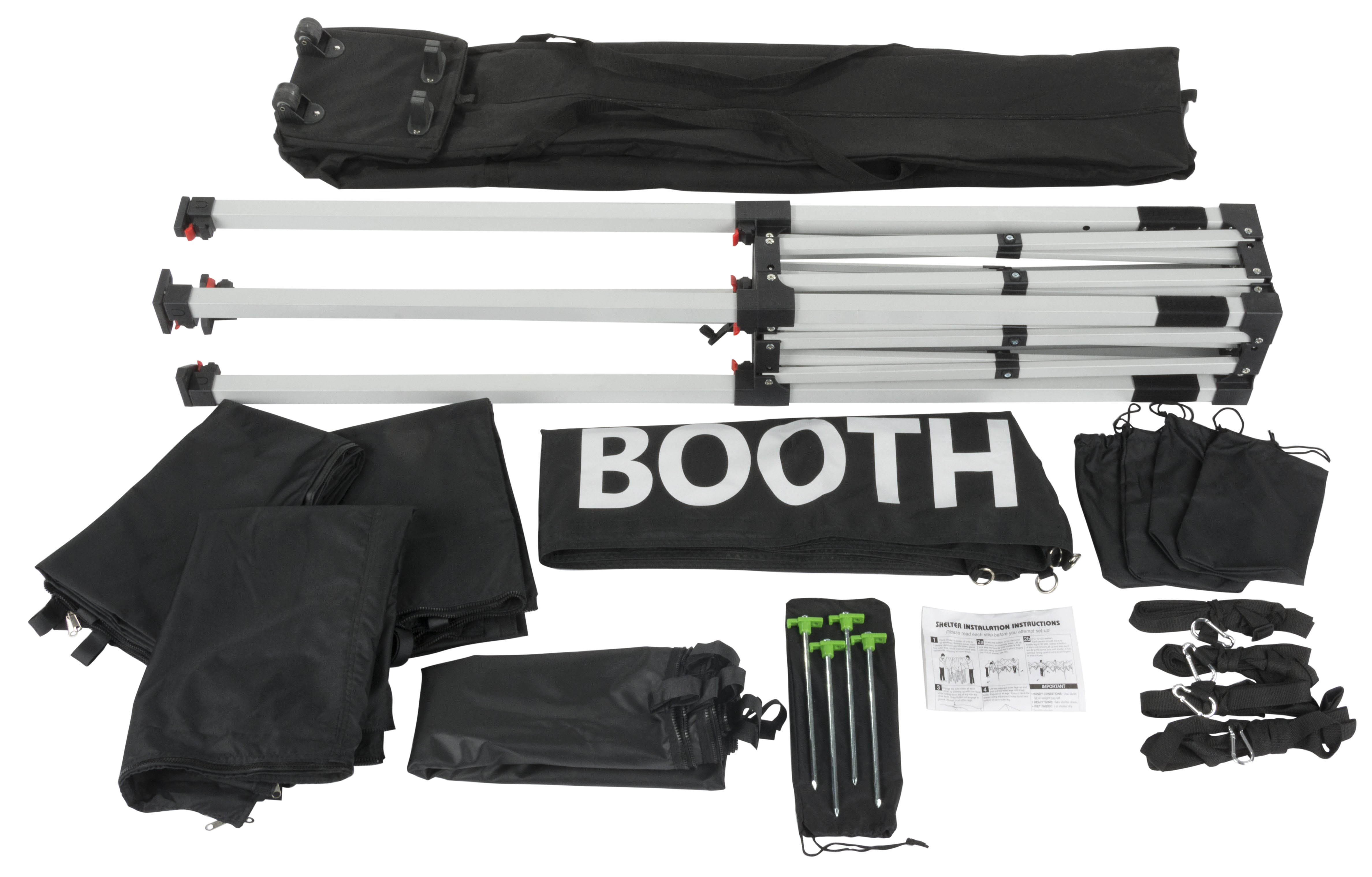 Photo Booth Tent | 5’ x 5’ Square with Zipper Closure | Displays2Go