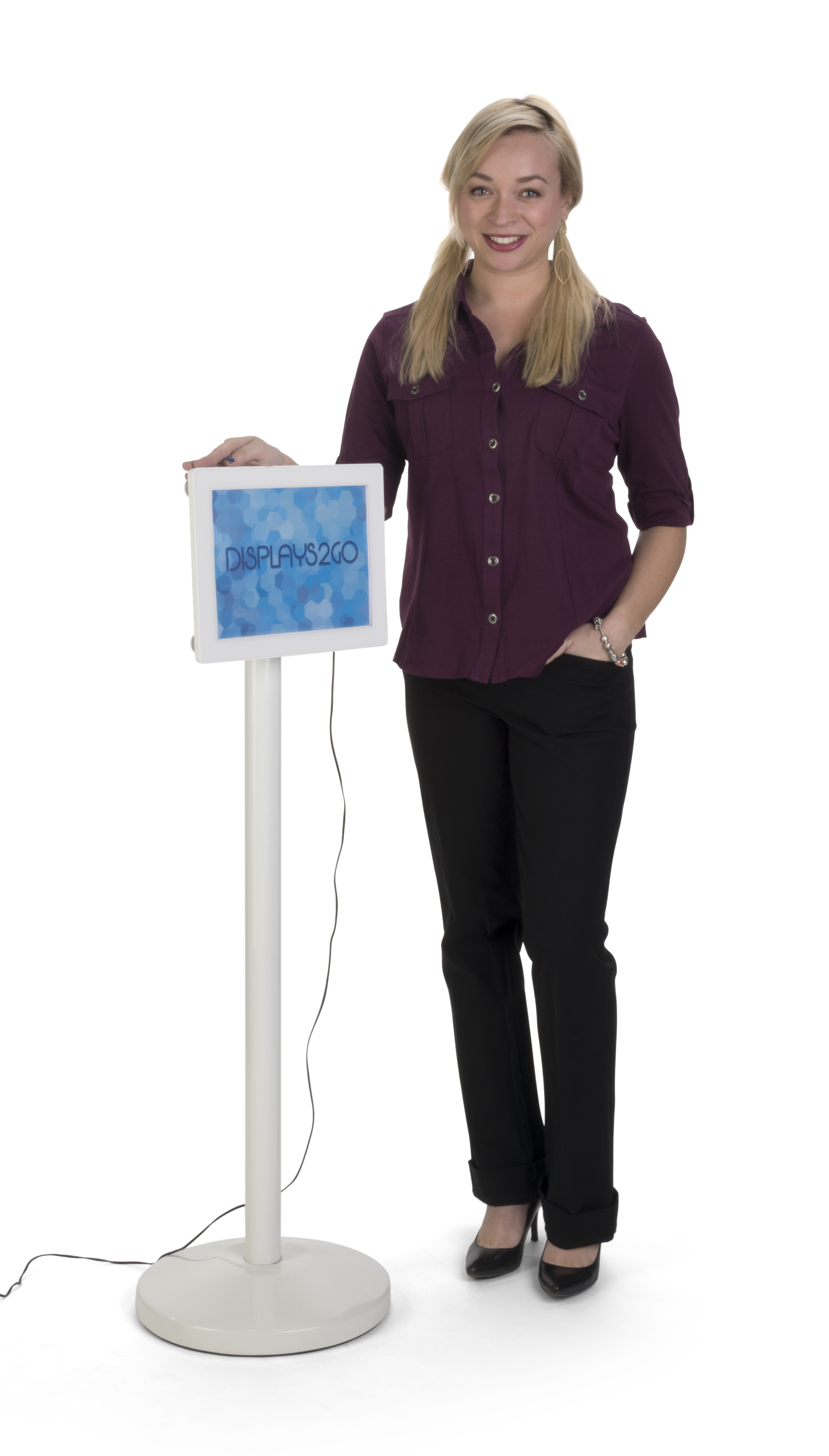 8.5 x 11 Illuminated Menu Stand | LED Backlit | Displays2Go